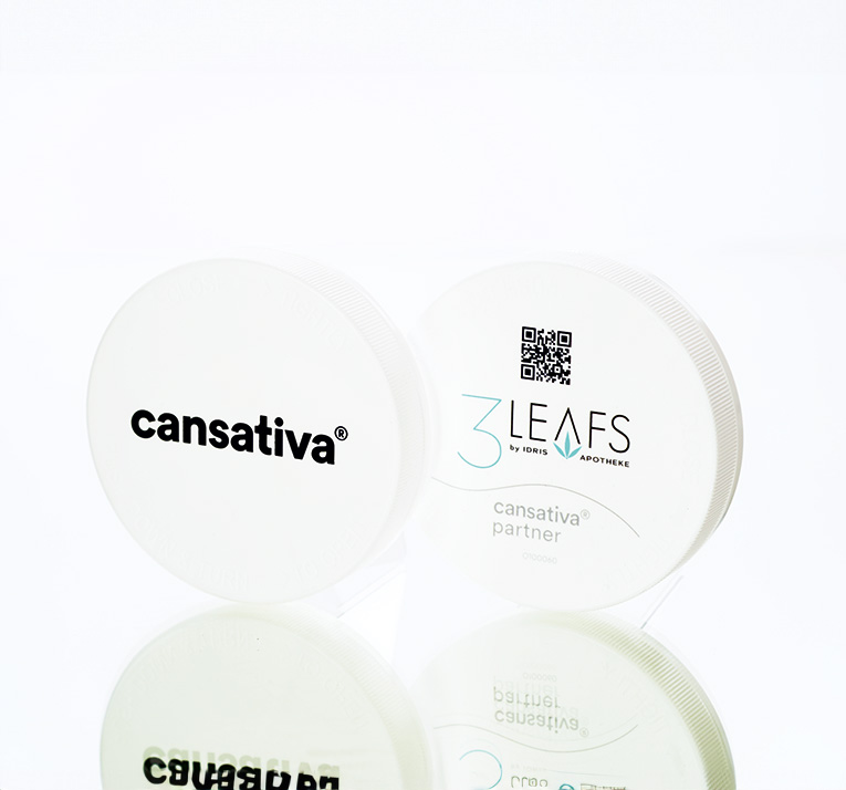 Tampondruck bedruckte Deckel von Cansativa